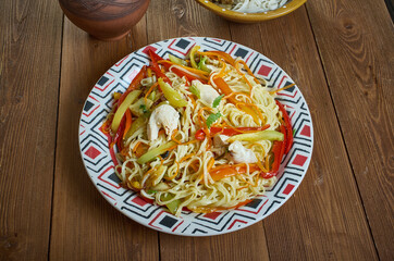 Bangladeshi-style chow mein