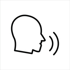Chat, speak sign, talk icon Communication concept