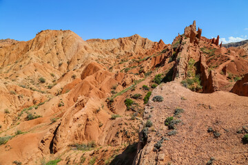 Fototapeta premium Mountains in Issyk-Kul, Kyrgyzstan
