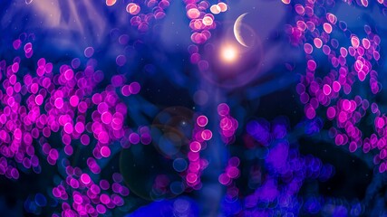 multicolored boke - Christmas background, merry Christmas . New Year concept 