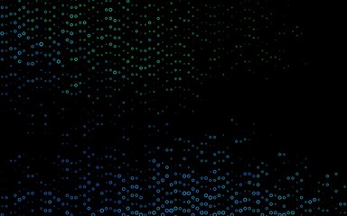 Light Blue, Green vector template with circles.