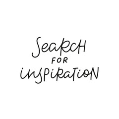 Search for inspiration quote simple lettering sign