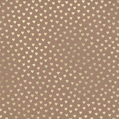 Champagne Gold Metallic Pattern on Kraft Paper Texture Background