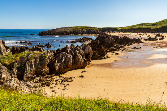 Paisaje de una de las payas de la costa asturiana.