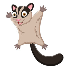 Sugar glider cartoon