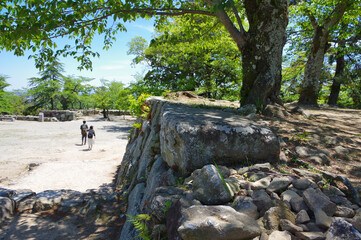 Obraz premium 松阪城址の天守台