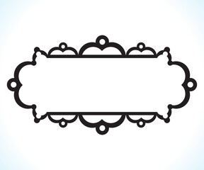 abstract artistic creative black border