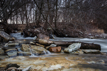 river in winter