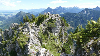 Fototapeta premium Aussicht vom Sorgschrofen