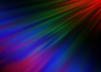 Dark Multicolor, Rainbow vector layout with flat lines.