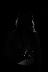 Obraz premium silhouette of a person