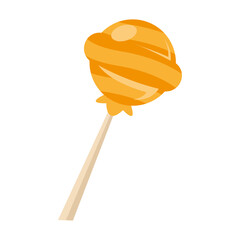 sweet orange candy vector design