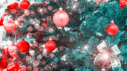 Fototapeta na wymiar multicolored boke - Christmas background, merry Christmas . New Year concept 