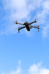 A drone in the sky