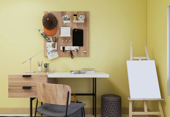 The cloakroom in the clean and tidy bedroom has beds, dressing tables, etc,