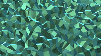 Medium aquamarine abstract background. Geometric vector illustration. Colorful 3D wallpaper.