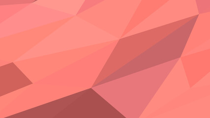Light coral abstract background. Geometric vector illustration. Colorful 3D wallpaper.