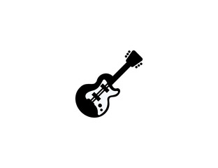Guitar illustration icon vector