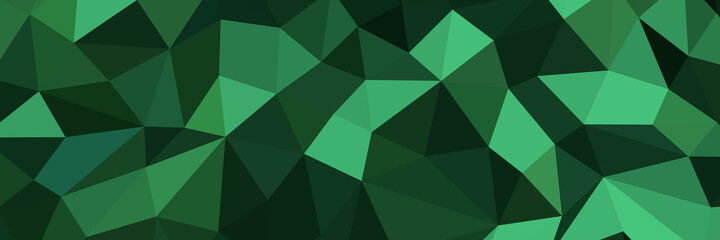 Sea green abstract background. Geometric vector illustration. Colorful 3D wallpaper.