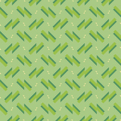 Vector seamless pattern background texture with geometric shapes, colored in green, yellow colors.