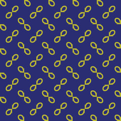Vector seamless pattern background texture with geometric shapes, colored in blue, yellow colors.