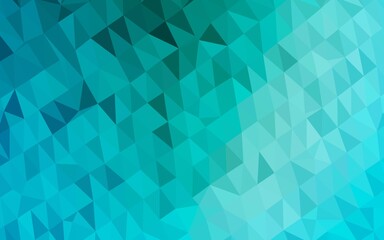 Light BLUE vector blurry triangle texture.