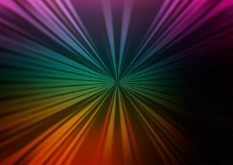 Dark Multicolor, Rainbow vector template with repeated sticks.