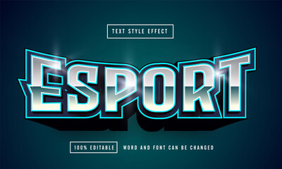 Obraz premium Future Blue Retro Text effect editable premium free downloa