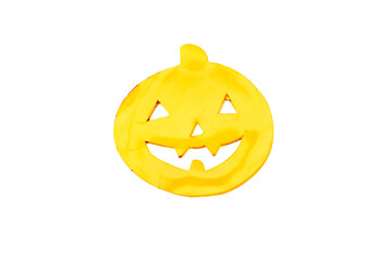 Halloween pumpkin smiling