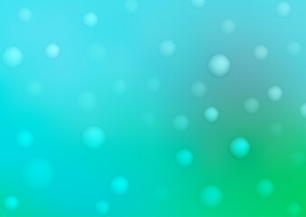 Light Blue, Green vector layout with circle shapes.