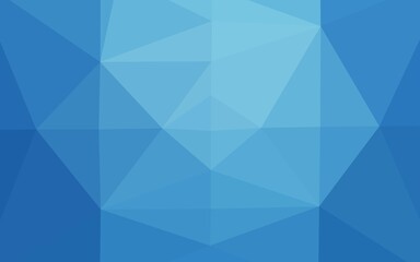 Light BLUE vector polygonal pattern.
