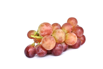 red grape isolated on white background