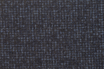 Wool texture close-up, blue fabric macro