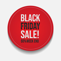 Black Friday Sale banner vector image