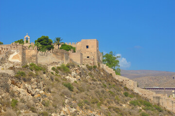 Fototapeta na wymiar Alcazaba de Almería, España