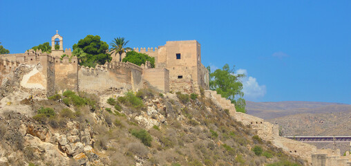 Naklejka premium Alcazaba de Almería, España