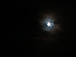 Bright Moon Shining in The Dark Night