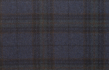 Blue fabric texture background macro	