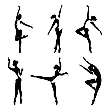 ballet dancers silhouettes