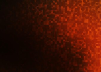 Dark Orange vector texture in rectangular style.