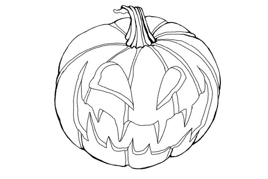 recommend clip art: ジャックランタンの塗り絵