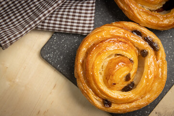 raisin danish or danish pastry