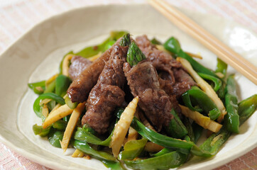 青椒牛肉絲