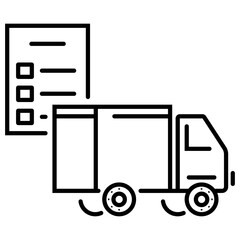 Waybill icon vector illustration photo