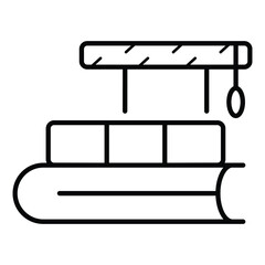 Woodworking Carpentry Factory icon vector