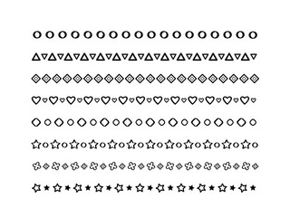 シンプルな飾り罫