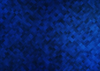 Dark BLUE vector template with crystals, rectangles.
