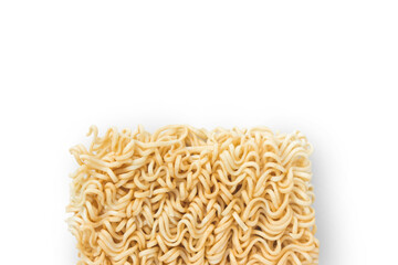 Instant noodle isolated on white background