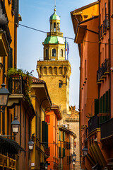 famous old town of Bologna in italy