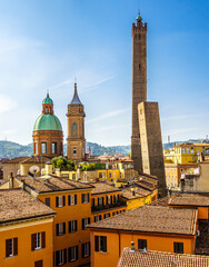 Obraz premium famous old town of Bologna in italy